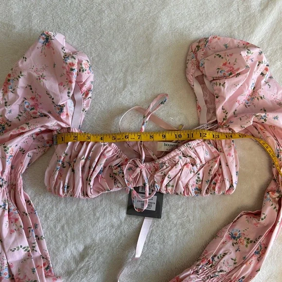 NWT House of CB Henrietta Shirred Bralette Top - Picture 12 of 15